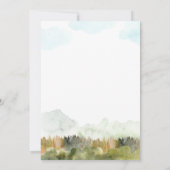 Einladung zur neutralen Teddy Bear Baby Dusche (Rückseite)