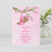 Einladung zur niedlichen Afroamerikanerin-Kinderdu (Stehend Vorderseite)