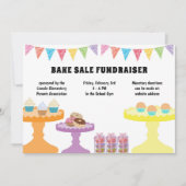 Einladung zur niedlichen Bake Sale Fundraiser (Vorderseite)