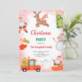 Einladung zur niedlichen Feier (Stehend Vorderseite)