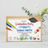 Einladung zur Niedlichen Graduiertenpartei (Stehend Vorderseite)