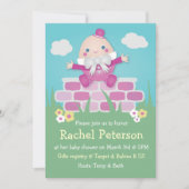 Einladung zur Niedlichen Humpty Dumpty Babydusche (Vorderseite)