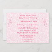 Einladung zur niedlichen Lamb-Babydusche (Rückseite)