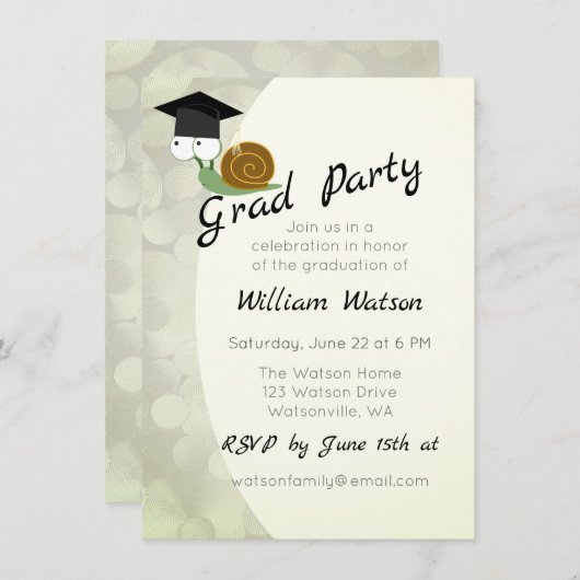 Einladung zur niedlichen Schlossveranstaltung (Vorne/Hinten)