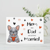 Einladung zur niedlichen Whimsical French Bulldog  (Stehend Vorderseite)