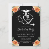 Einladung zur Nursing School Foto Graduation Party (Vorderseite)