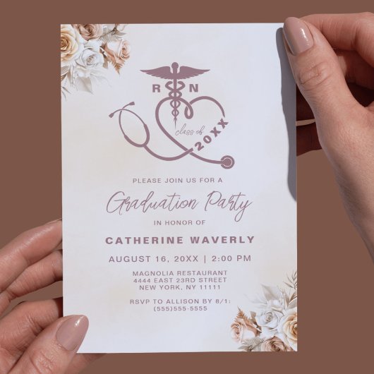 Einladung zur Nursing School Graduation Party