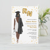 Einladung zur Nursing School Graduation Party (Stehend Vorderseite)
