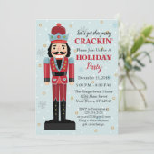 Einladung zur Nutcracker Holiday Party (Stehend Vorderseite)