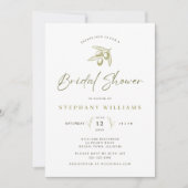 Einladung zur Olivendusche (Vorderseite)