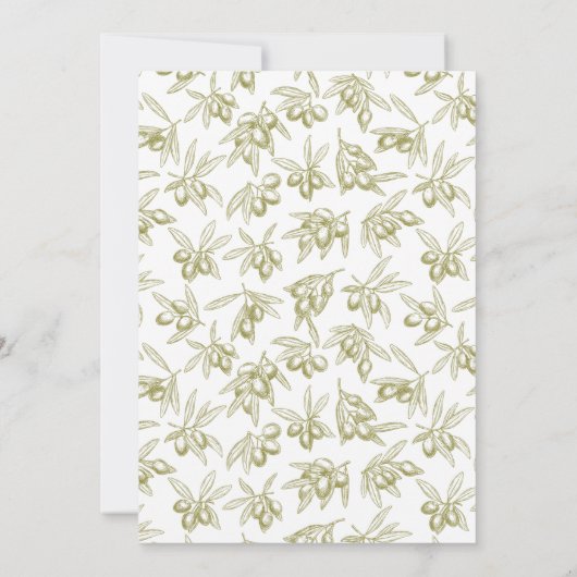 Einladung zur Olivendusche (Rückseite)