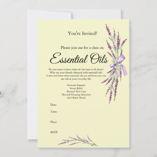 Einladung zur Ölklasse (Vorderseite)