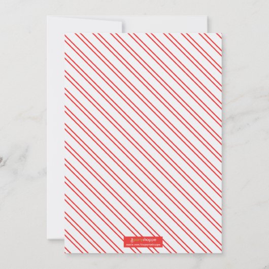 Einladung zur Ombre Blocks Graduation Party (rot) (Rückseite)