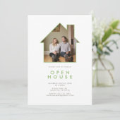 Einladung zur Open-House-Party (Stehend Vorderseite)