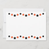 Einladung zur Orange and Black Graduation Party (Rückseite)