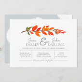 Einladung zur Orangenfrüchte (Vorne/Hinten)