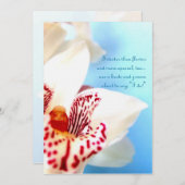 Einladung zur Orchideen-Verlobung (Vorne/Hinten)