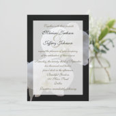 Einladung zur orchitischen Hochzeit — Weiße Orchid (Stehend Vorderseite)