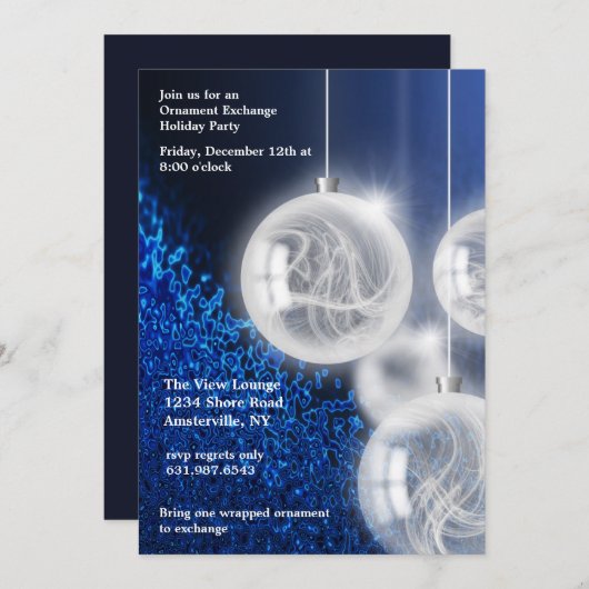 Einladung zur Ornament Exchange (Vorne/Hinten)