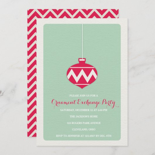 Einladung zur Ornamentenbörse (Vorne/Hinten)