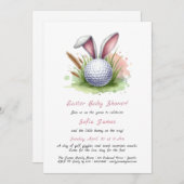 Einladung zur Osterbaby-Dusche (Vorne/Hinten)