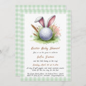 Einladung zur Osterbaby-Dusche (Vorne/Hinten)