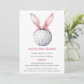 Einladung zur Osterbaby-Dusche (Stehend Vorderseite)