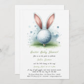 Einladung zur Osterbaby-Dusche (Vorne/Hinten)