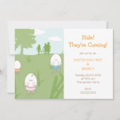 Einladung zur Ostereierjagd (Vorderseite)