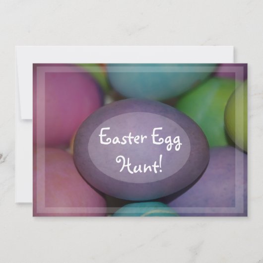 Einladung zur Ostereierjagd (Vorderseite)