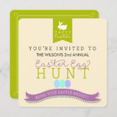 Einladung zur Ostereierjagd (Vorne/Hinten)