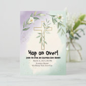 Einladung zur Ostereierjagd (Stehend Vorderseite)