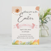 Einladung zur Ostereierjagd  (Stehend Vorderseite)