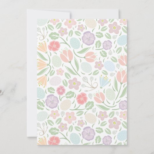 Einladung zur Ostereierjagd (Rückseite)