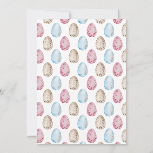 Einladung zur Ostereierjagd (Rückseite)