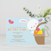 Einladung zur Ostereierjagd (Stehend Vorderseite)