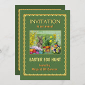 Einladung zur Ostereierjagd (anpassbar) (Vorne/Hinten)