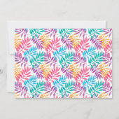 Einladung zur Ostereierjagd. Blume (Rückseite)