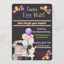 Einladung zur Ostereierjagd Chalkboard