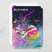 Einladung zur Ostereierjagd - Personalisierung des (Vorne/Hinten)