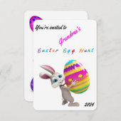 Einladung zur Ostereierjagd - Personalisierung des (Vorne/Hinten)