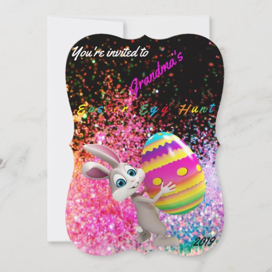 Einladung zur Ostereierjagd - Personalisierung des (Vorderseite)