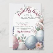 Einladung zur Ostereierjagd | Spaß & Feierliche Ei (Vorderseite)
