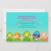 Einladung zur Ostereijagd (Rückseite)