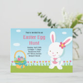 Einladung zur Ostereijagd (Stehend Vorderseite)