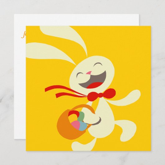 Einladung zur Ostereijagd (Vorne/Hinten)