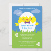 Einladung zur Ostereijagd (Vorderseite)