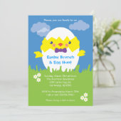 Einladung zur Ostereijagd (Stehend Vorderseite)