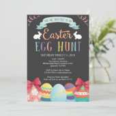 Einladung zur Ostereijagd, Eizelljagd Einladung (Stehend Vorderseite)