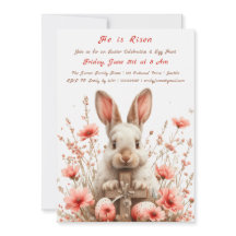 Einladung zur Ostereisjagd "Er ist Risen"